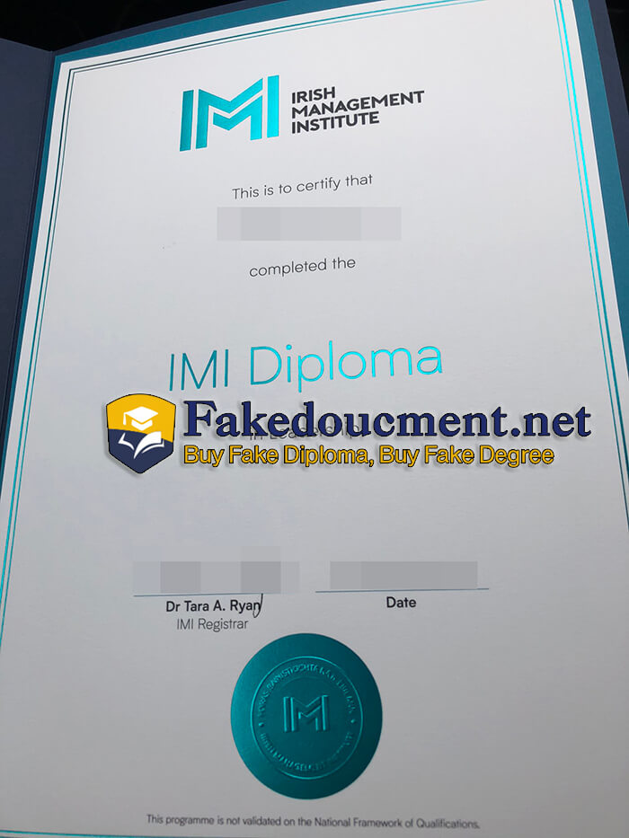 purchase realistic Irish Management Institute diploma