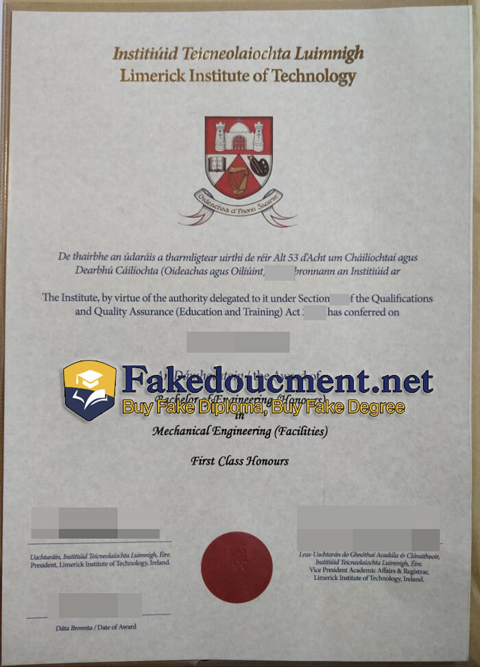 purchase realistic Limerick Institute of Technology diploma