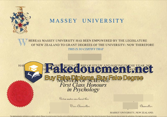 purchase realistic Massey University diploma