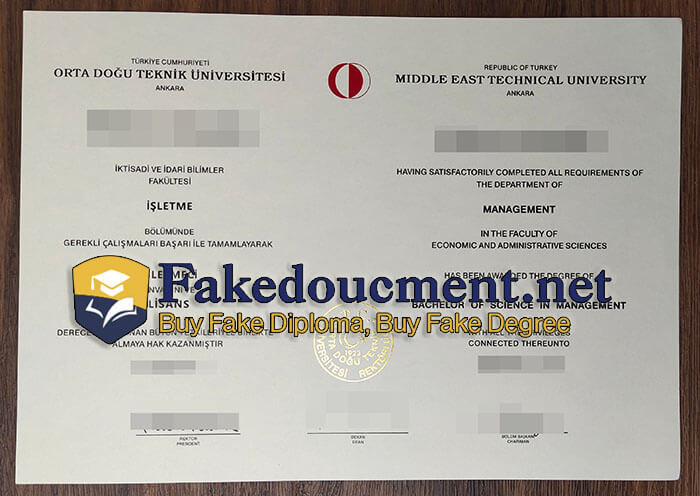 purchase realistic Middle East Technical University diploma