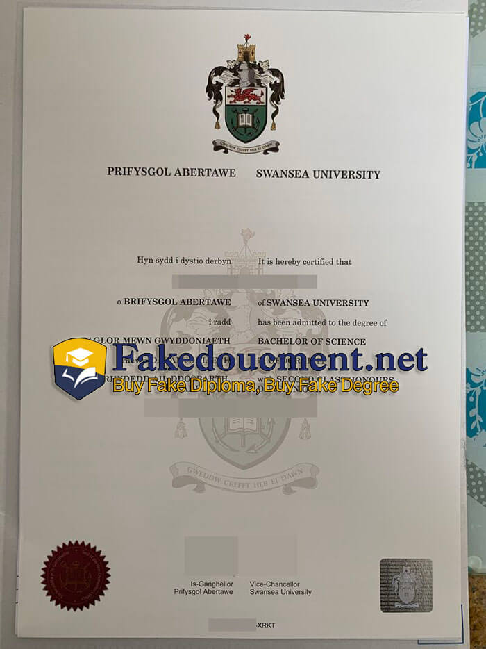 purchase realistic Swansea University diploma