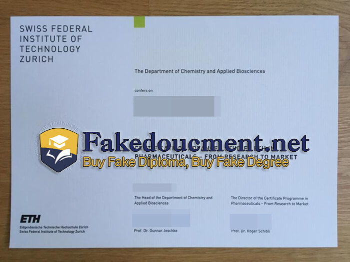 purchase realistic Swiss Federal Institute of Technology Zurich certificate