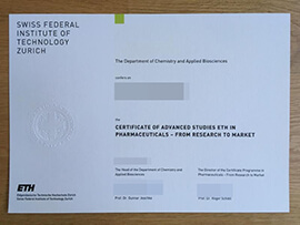 purchase realistic Swiss Federal Institute of Technology Zurich certificate