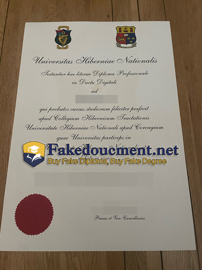 purchase realistic Universitas Hiberniae Nationalis diploma