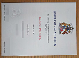 purchase realistic University of Aberdeen degree