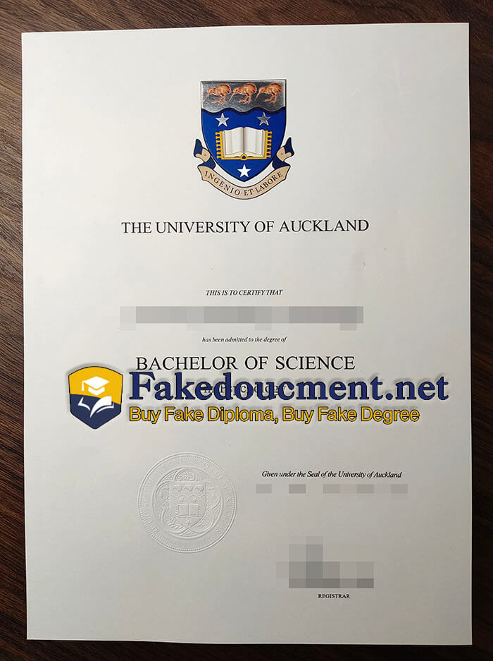 purchase realistic University of Auckland diploma