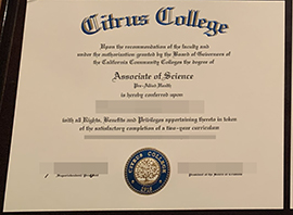 purchase realistic Citrus College degree