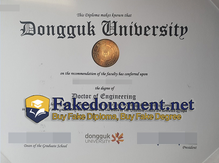 purchase realistic Dongguk University diploma