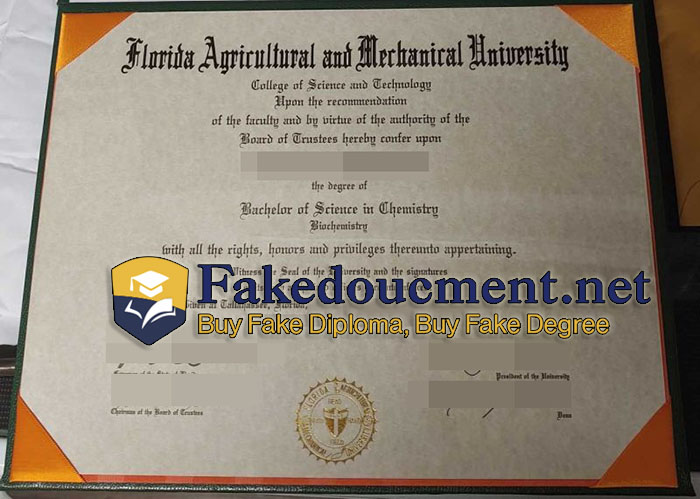 purchase realistic Florida Agricultural and Mechanical University diploma