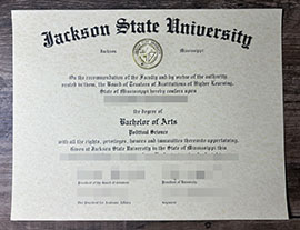 purchase realistic Jackson State University degree