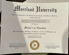 purchase realistic Moreland University degree