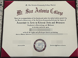 purchase realistic Mt San Antonio College degree