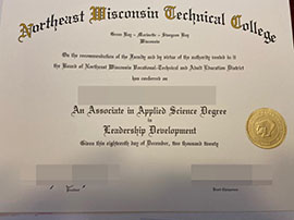 purchase realistic Northeast Wisconsin Technical College degree