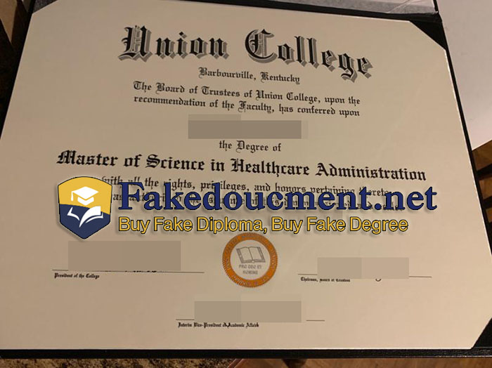 purchase realistic Union College diploma