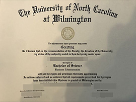 purchase realistic University of North Carolina at Wilmington degree