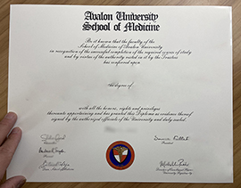 purchase realistic Avalon University School of Medicine degree