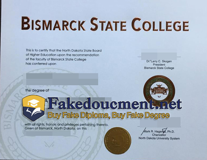 purchase realistic Bismarck State College diploma