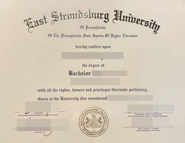 purchase realistic East Stroudsburg University degree