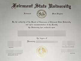 purchase realistic Fairmont State University degree