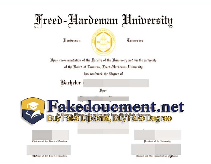 purchase realistic Freed-Hardeman University diploma