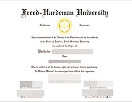 purchase realistic Freed-Hardeman University degree