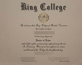 purchase realistic King College degree