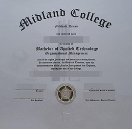 purchase realistic Midland College degree