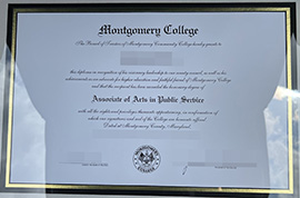 purchase realistic Montgomery College degree