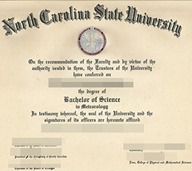 purchase realistic North Carolina State University degree