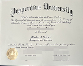 purchase realistic Pepperdine University degree