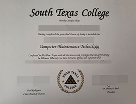 purchase realistic South Texas College degree