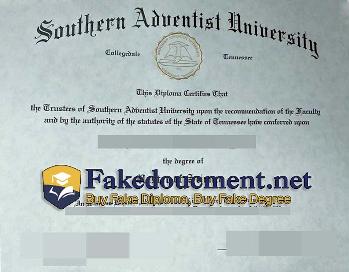 purchase realistic Southern Adventist University diploma