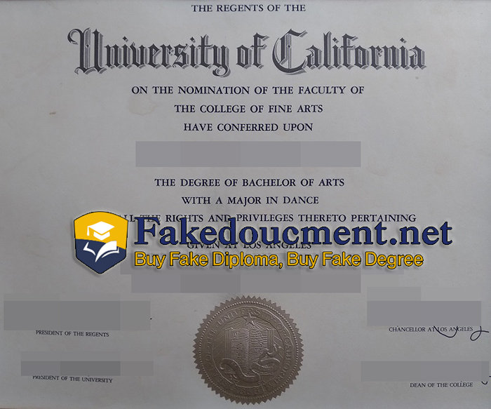 purchase realistic University of California Los Angeles diploma