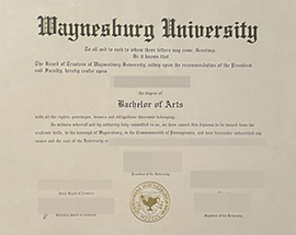 purhcase realistic Waynesburg University degree