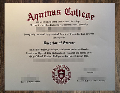 purchase realistic Aquinas College degree