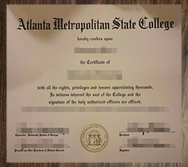 purchase realistic Atlanta Metropolitan State College degree