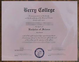 purchase realistic Berry College degree