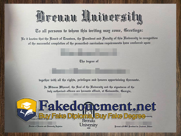 purchase realistic Brenau University diploma