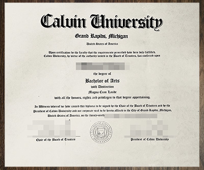 purchase realistic Calvin University degree