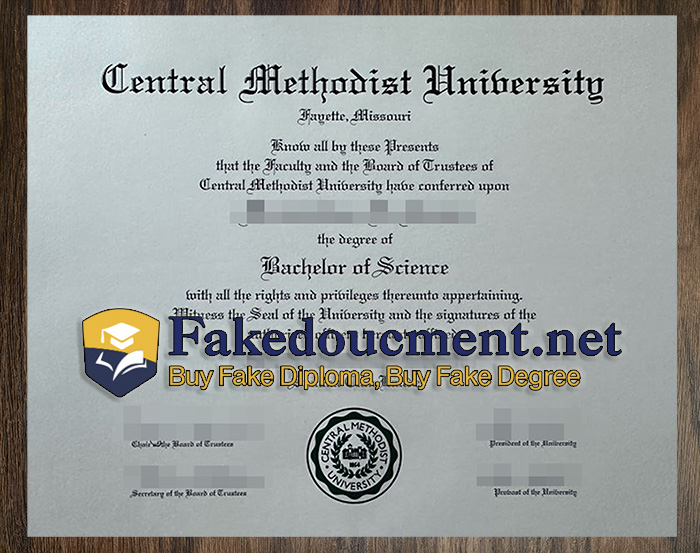 purchase realistic Central Methodist University diploma