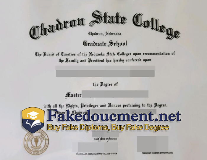 purchase realistic Chadron State College diploma