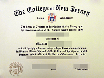 purchase realistic College of New Jersey degree