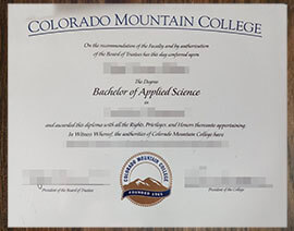 purchase realistic Colorado Mountain College degree