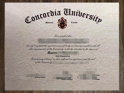 purchase realistic Concordia University degree