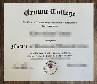 purchase realistic Crown College degree