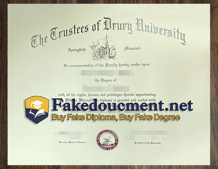 purchase realistic Drury University diploma