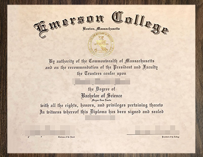 purchase realistic Emerson College degree