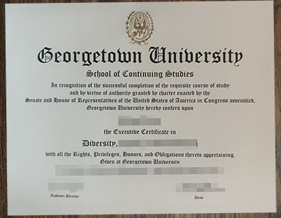 purchase realistic Georgetown University degree