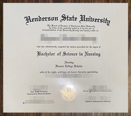 purchase realistic Henderson State University degree