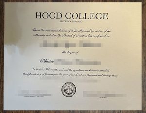 purchase realistic Hood College degree